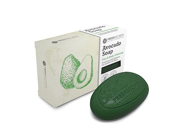 Avocado & Organic Olive Oil Soap - Fresh Secrets (Acne, Dry Skin, Cellulite)
