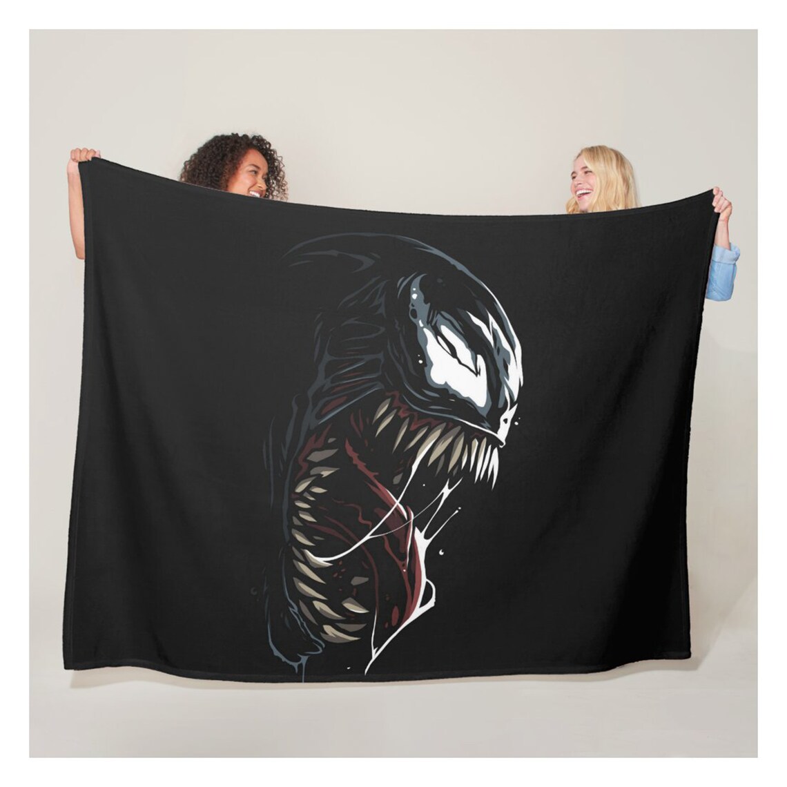Venom Blanket Venom Spider man Fleece Blanket Soft Blanket Etsy