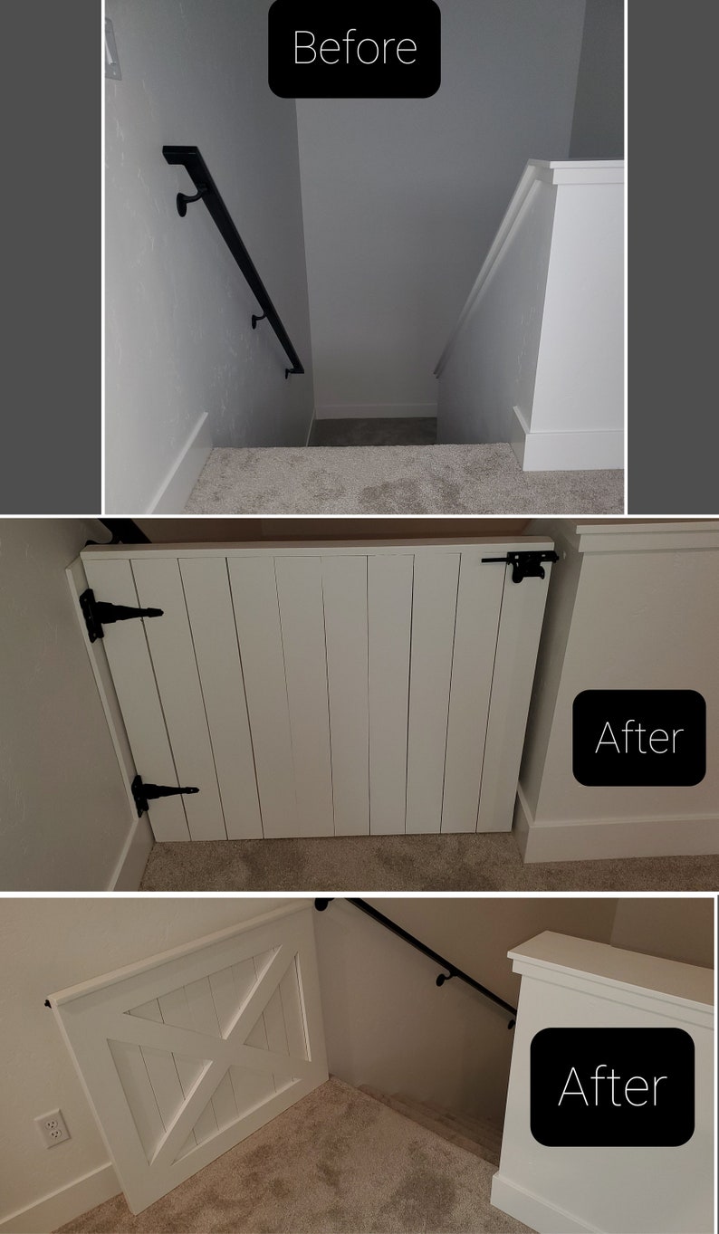 Custom Wooden Baby Gates 17 Designs to Choose From Etsy