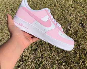 neon pink air force ones