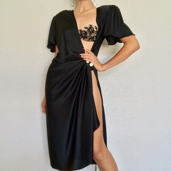Vintage 1970’s Opulent Wrap Dress