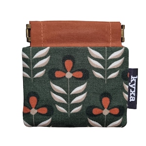 Mini borsa da spremere, borsa per monete, borsa per auricolari, borsa per assorbenti, fiori, piccolo regalo, borsa con telaio flessibile, mini borsa, piccola borsa