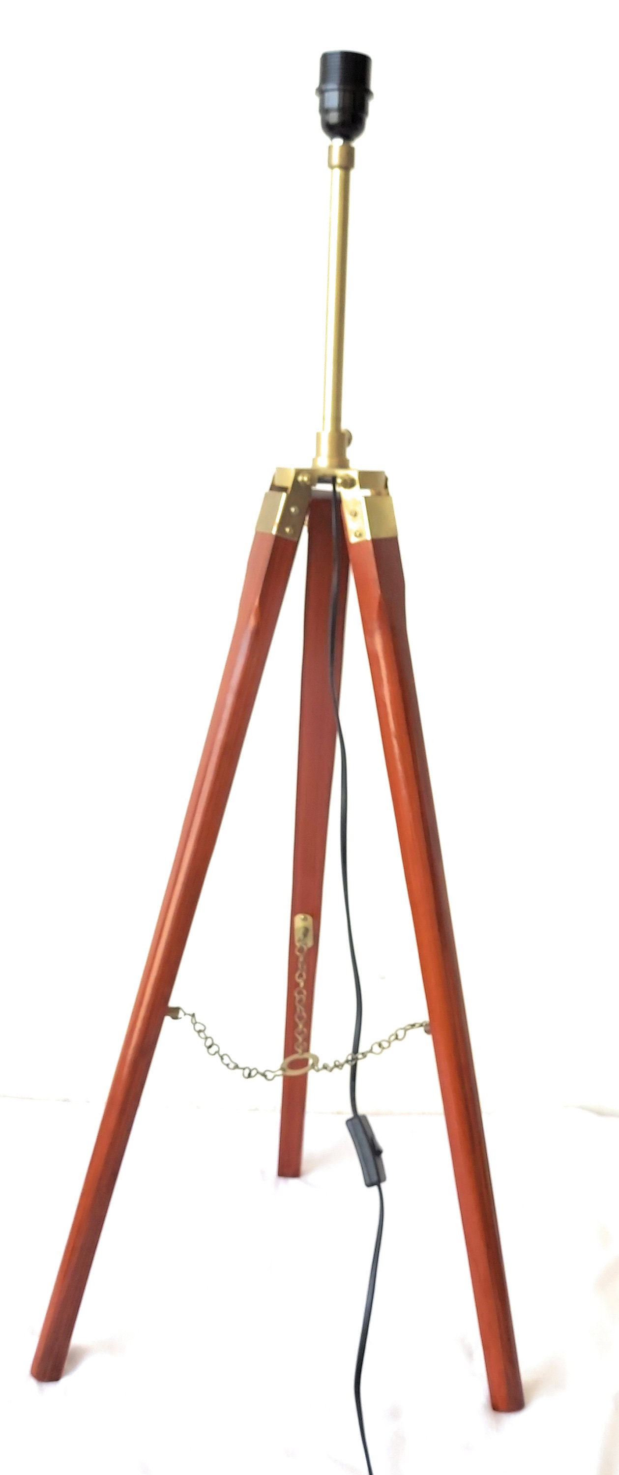 Nautical Tripod Floor Lamp Stand /wooden Floor Lamp Stand for Etsy