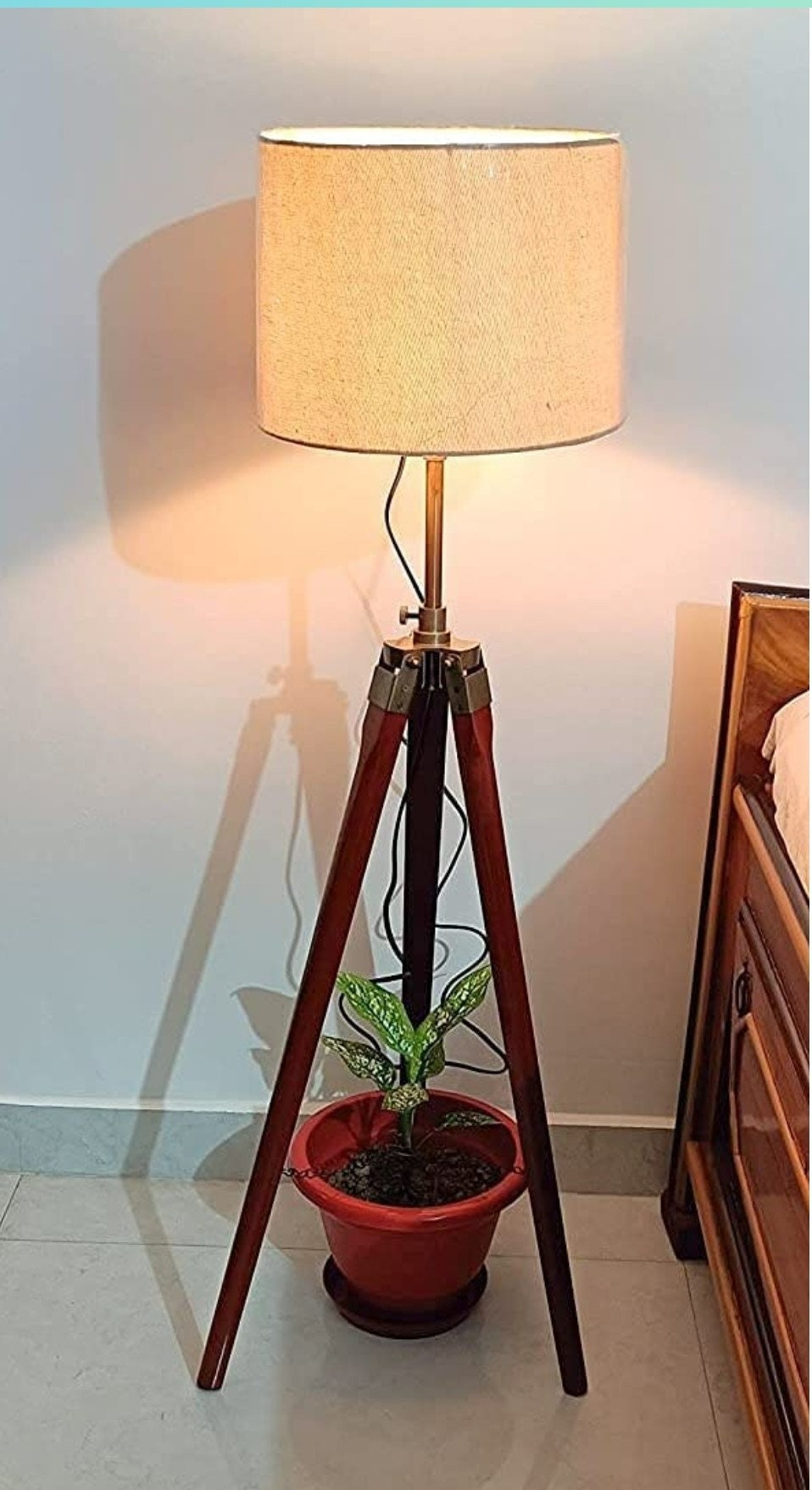 Nautical Tripod Floor Lamp Stand /wooden Floor Lamp Stand for Etsy