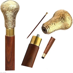 Wooden Walking cane Decorative Stick Cane Handmade Stylish Canes for Men Cane for Women Elderly Walking Sticks for Seniors Unique Gift Item