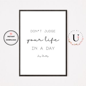 Quotes about Life, Jay Shetty, Vision Board Printables, Affirmation Cards, Inspirational Quotes, Printable Wall Art, Typography Poster
