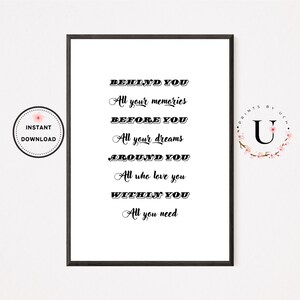 Afstudeerfeest decoraties, College afstudeercadeau voor haar, middelbare school afstudeercadeau, citaten over het leven, populaire printables, Art Print