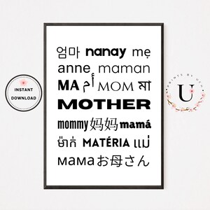 Promoção de dia das mães, cartão de dia das mães, presente de dia das mães do marido, popular agora, caixa de presente para nova mãe, arte de parede para impressão, mãe com autismo, mãe