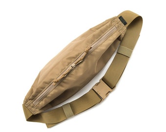 Body Bag - Coyote Tan | 420 Denier Packcloth Nylon | Water-resistant Urethane coating | 100% Made in the USA