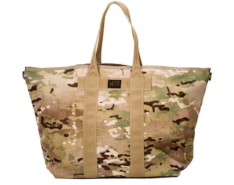 Multi Cam Tote Bag: 1000 Denier Cordura Nylon, 40L Capacity