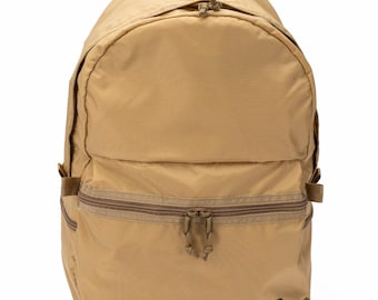 Coyote Packcloth Daypack: USA Made 28L Laptop Backpack