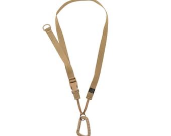 Coyote Tan Tactical Key Strap - MIL-SPEC Nylon, Made in USA