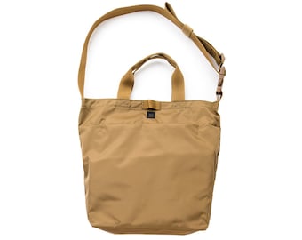 2 Way Shoulder Bag - Coyote Brown  | 420 denier Packcloth Nylon with Water-resistant Urethane coating | 100% Made in the USA