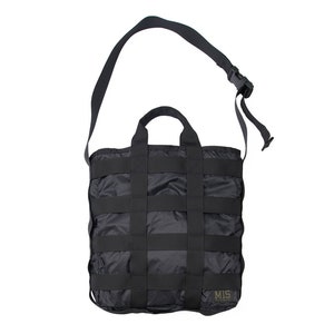 Tactical Carrying Bag Black 70 Denier Ripstop Nylon FR and UV Treatment water-resistant Urethane coating 100% Made in the USA image 1