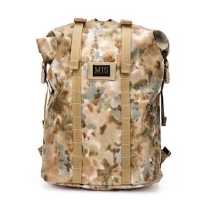 Roll Up Backpack - Covert Desert | 100% Made in the USA | 1000 denier Dupont Cordura Nylon | Water-resistant Urethane coating