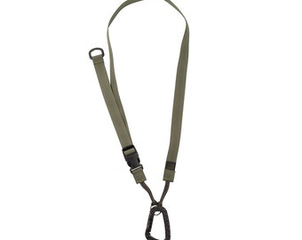 Tactical Key Strap - Olive (Strap Only! Not come with W Small Pouch & EW Soft Case ) | 100% Made in the USA | 1" Wide MIL-Spec nylon webbing