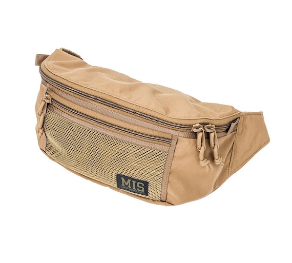 Mesh Waist Bag - Coyote Brown | 500 Denier Dupont Cordura Nylon