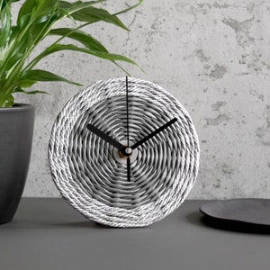 Orologio di carta per anniversario, regalo per il primo anniversario di matrimonio per coppia, orologio di carta personalizzato, voti nuziali, regalo con testo di canzone per lei o per lui