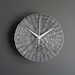 Grey Handwoven Wall Clock for Modern Industrial Interior Eco - Etsy