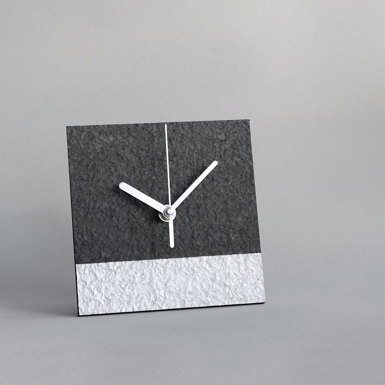 Minimalist Desk Clock for Modern Interiors 1st Wedding Etsy