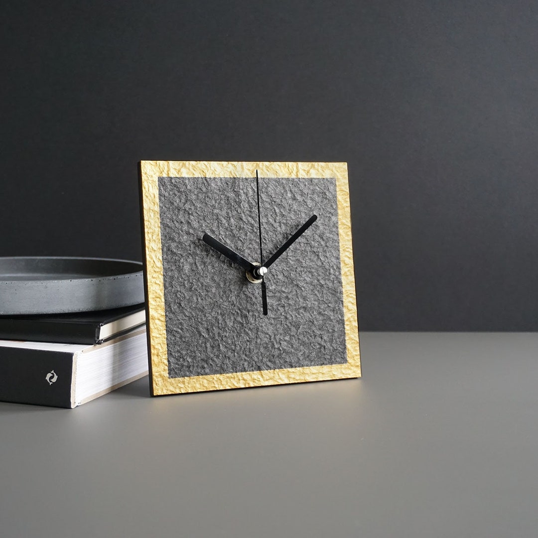 Photo inspiration: Gallery Detail: Luxury Black And Gold Mantel Clock Modern Free Standing Table