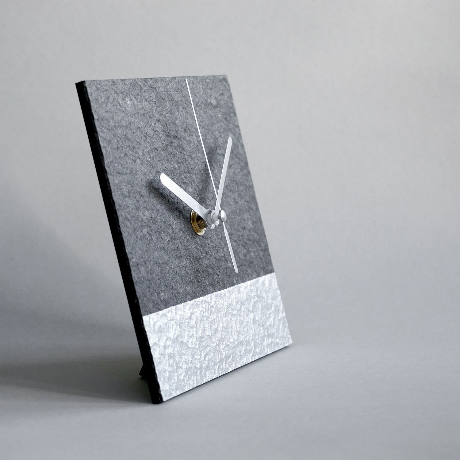 Minimalist Desk Clock for Modern Interiors 1st Wedding Etsy