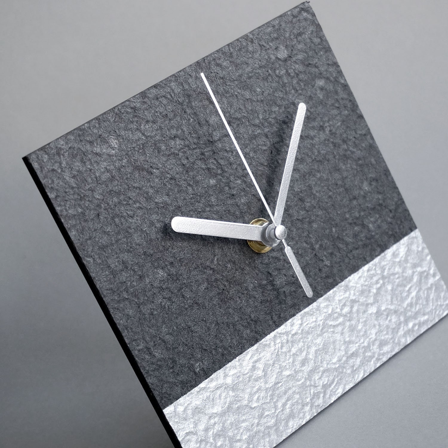 Minimalist Desk Clock for Modern Interiors 1st Wedding Etsy