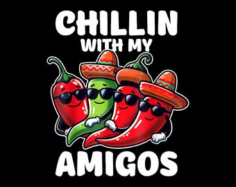 Grün Rote Chilischote Cinco de Mayo Lustiges png