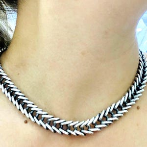 Sterling silver necklace and bracelet