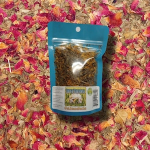 Rose + Plantain leaf - SuperTortoise ( food topping for Tortoise )