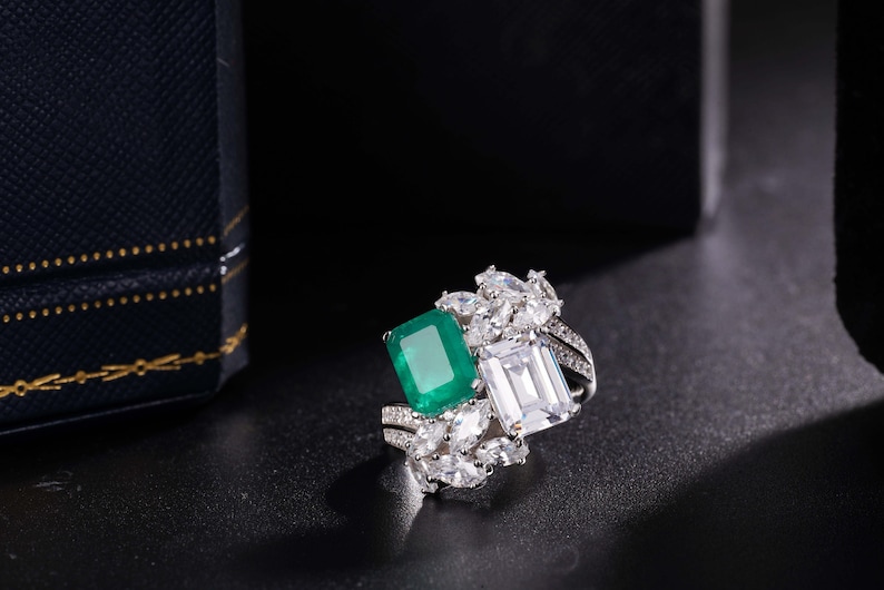 Jackie Kennedy Replica Engagement Sterling Silver Ring Etsy