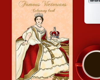 sale Famous Victorians colouring book