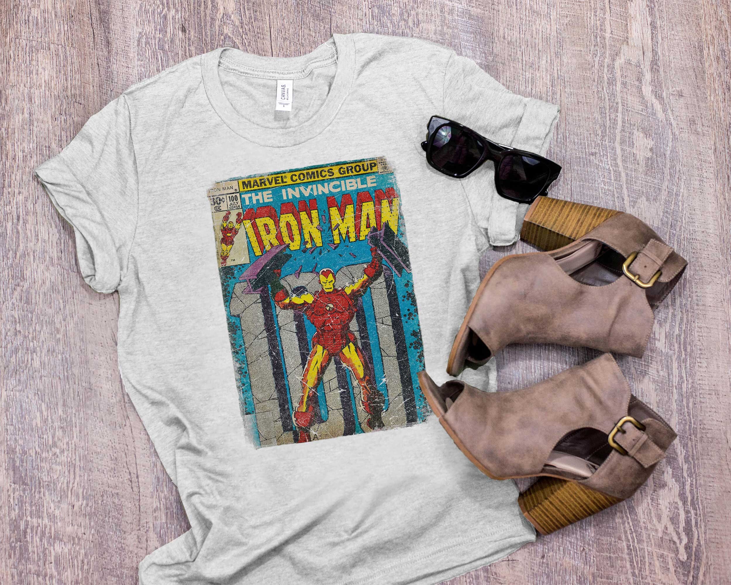retro comic t shirts