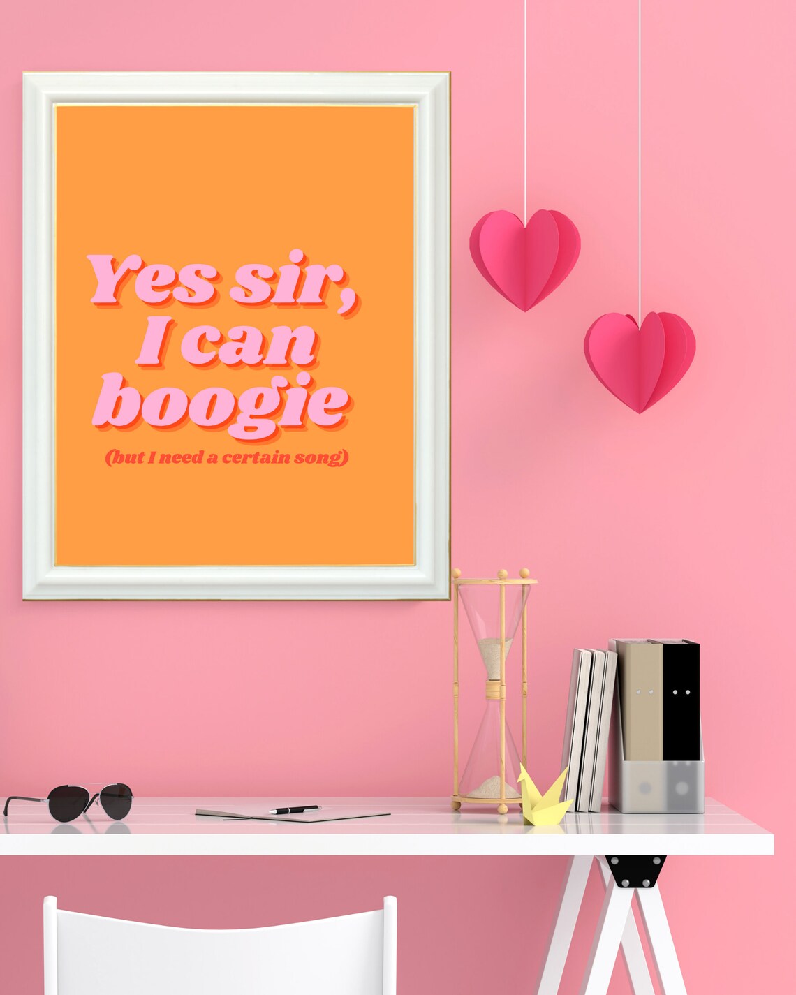 Yes Sir I Can Boogie Print Baccara Music Print Lyrics Etsy