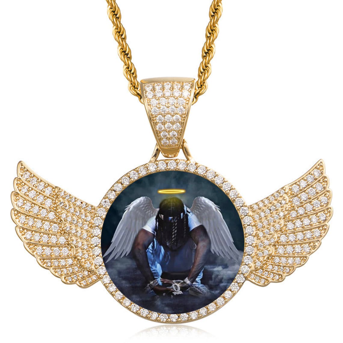 Men's Women's King von Picture Necklace Photo Pendant Etsy