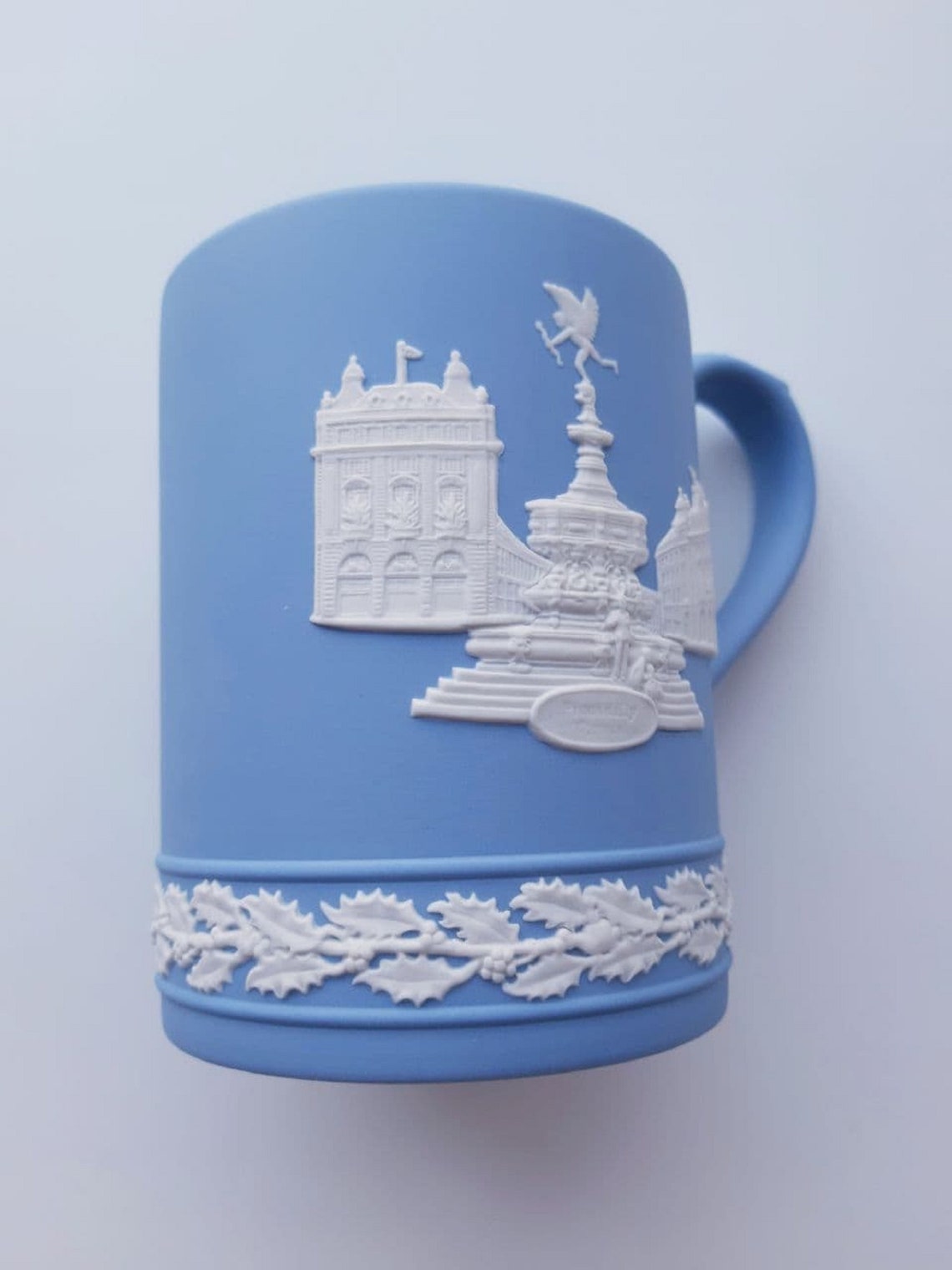 Wedgwood Jasperware Christmas Large mug in original box. Made Etsy