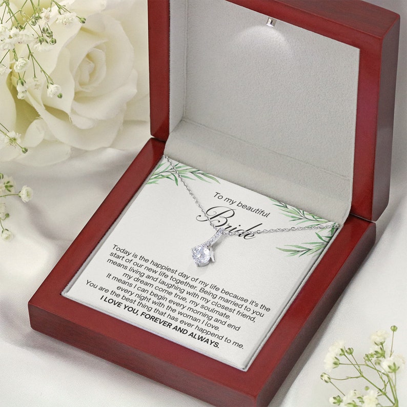Bride Gift From Groom Wedding Day Gift Groom to Bride Etsy