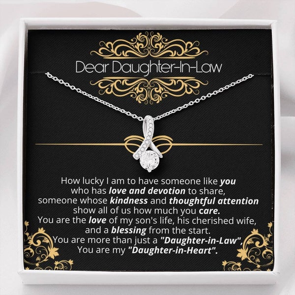 Gift For Daughter In Law, Welcoming Daughter In Law Into Family, Daughter In Law Jewelry, Daughter in law engagement gift