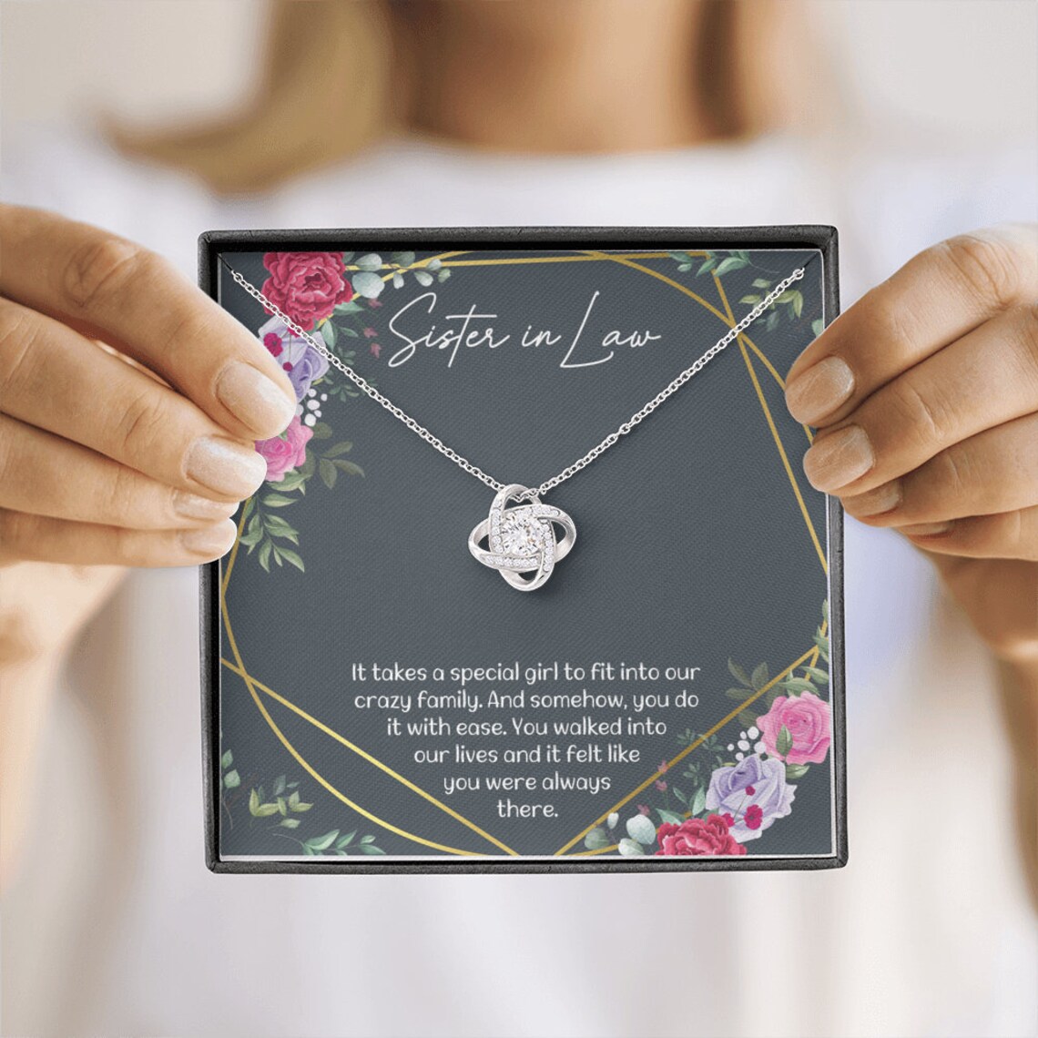 Sister in Law Gift Necklace for Future Sister in Law Wedding Etsy