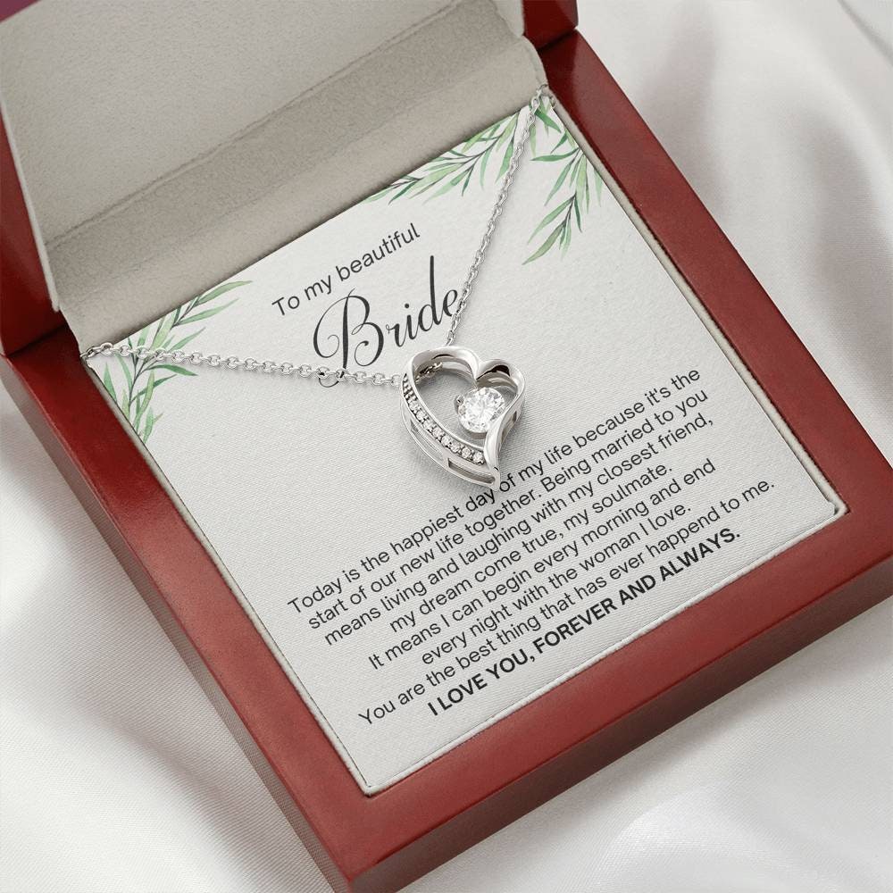Bride Gift From Groom, Wedding Day Gift, Groom to Bride, Jewelry Gift