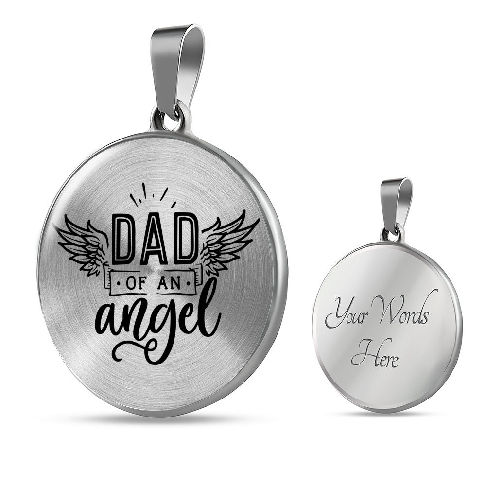 Miscarriage gifts for dad necklace Miscarriage Memorial for  Etsy