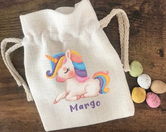 Easter Unicorn Gift Bag, Unicorn Gift, Childrens Easter Chocolate Gift Bag, Easter Dinosaur Gift, Girls Easter, Boys Easter, Kids Easter