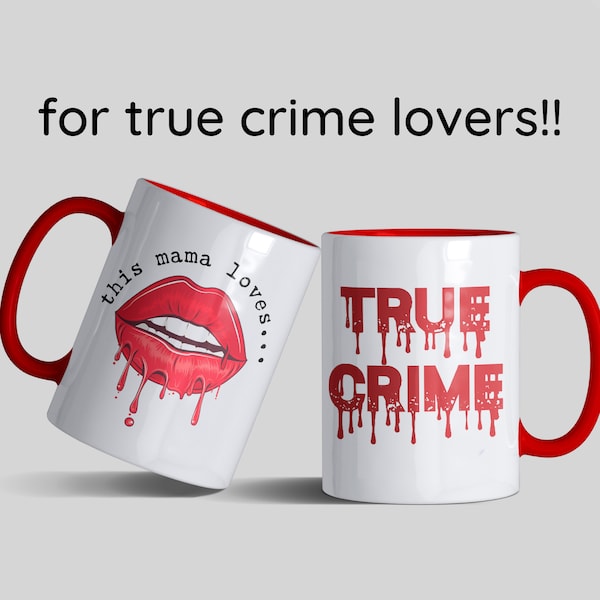 True Crime Fan Gift, Friend Mug, Birthday Gift, Personalised Mug