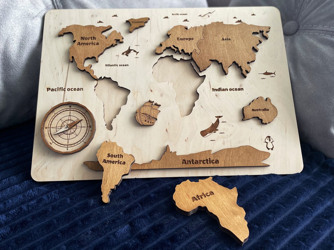 World Map Puzzle Printable Classroom World Map - vrogue.co