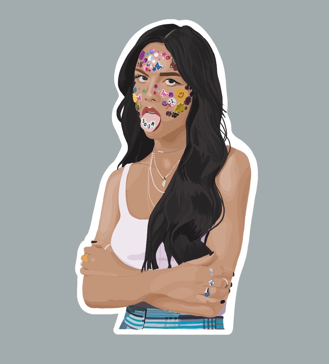 Olivia Rodrigo Sour Sticker - Etsy
