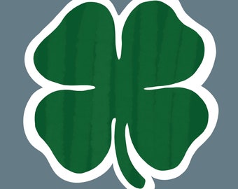 Four Leaf Clover Sticker