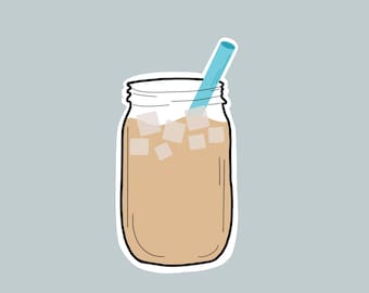 Iced Coffee Sticker