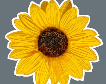 Sunflower Sticker