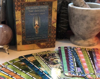 Healing with the Angels Tarot Deck Reading - 4 card reading - digital file