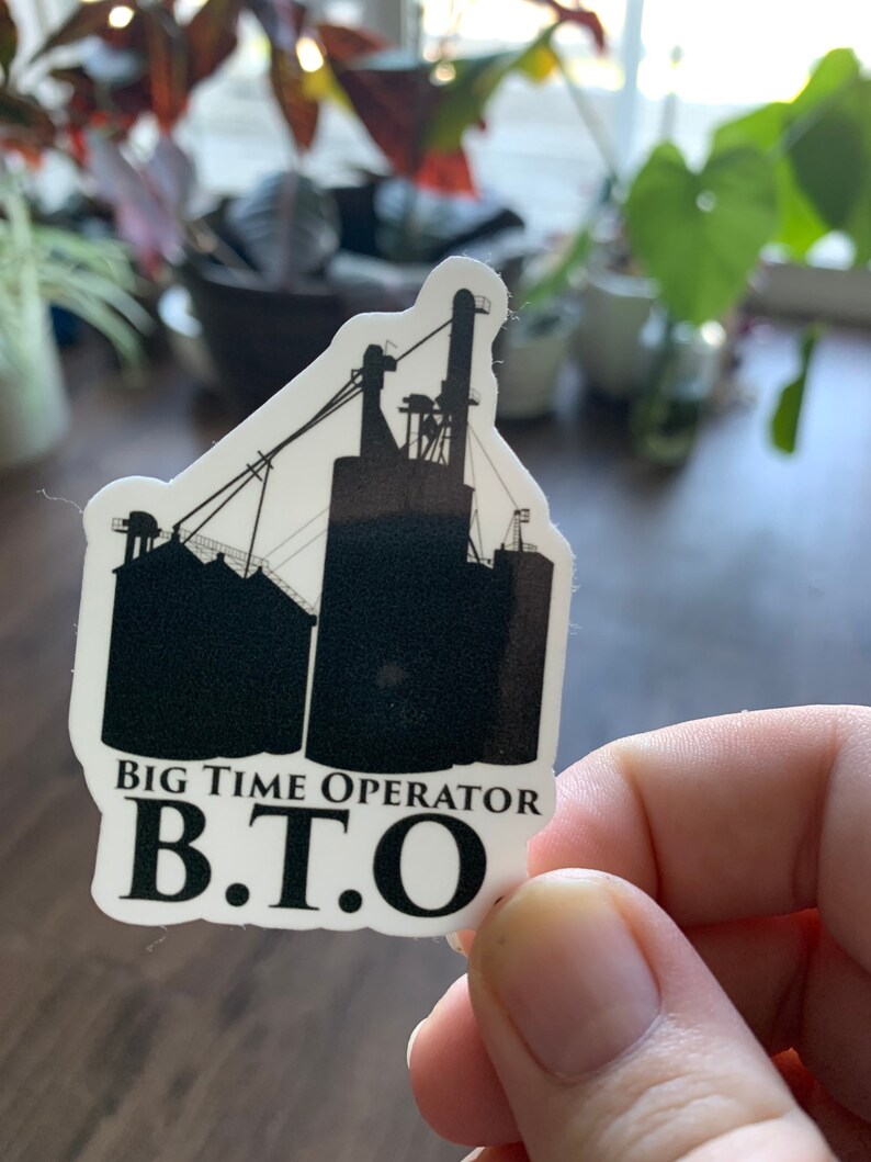 BTO Big Time Operator Sticker Farming Grain Bin Site Sticker Etsy